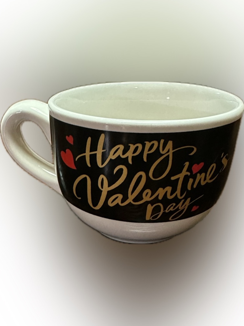 DAN DEE INTERNATIONAL HAPPY VALENTINES CAPPUCCINO COFFEE SOUP MUG BOWL JAVA CAFE